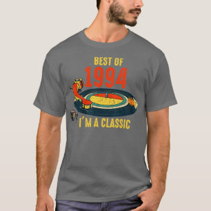 Camiseta Vintage 1994 Aniversário Melhor De 1994 Im Clássic
