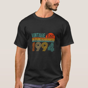 Camiseta Vintage 1994 Feita Em 30 Aniversário 30 Anos De Se