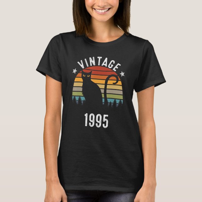 Camiseta Vintage 1995 27 Anos (Frente)