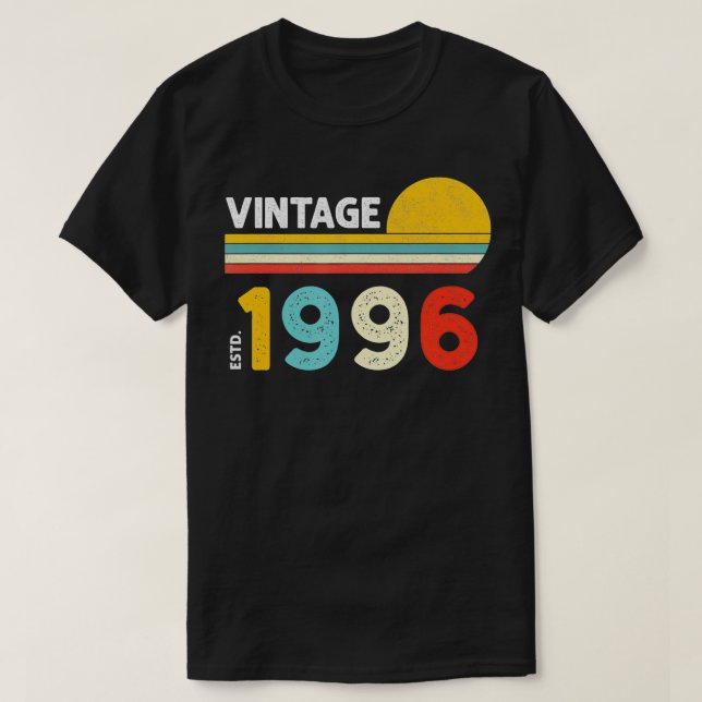 Camiseta Vintage 1996 (Frente do Design)