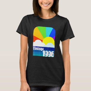 Camiseta Vintage 1996 26º aniversário 26 anos