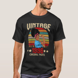 Camiseta Vintage 1996 Feita Em 1996 26º Aniversário 26 Anos