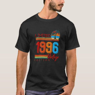 Camiseta Vintage 1996 Retro 26º aniversário 26 anos