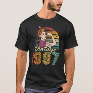 Camiseta Vintage 1997, 1997, 25, Aniversário, 25 Anos