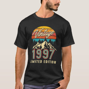 Camiseta Vintage 1997 25 Aniversário De 25 Anos
