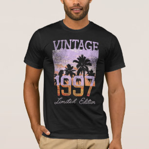 Camiseta Vintage 1997, 25 anos, 25, Aniversário