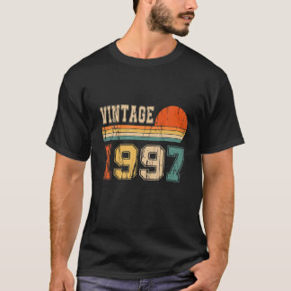 Camiseta Vintage 1997 Engraçado Homens De 25 Anos Mulheres 