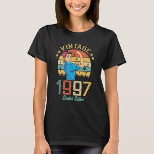 Camiseta Vintage 1997 Feita Em 1997, 25 Birthday Women 25 Y