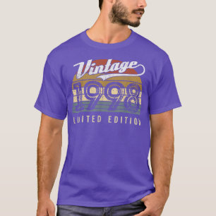 Camiseta Vintage 1998 Limited Edition 24 anos 24 anos