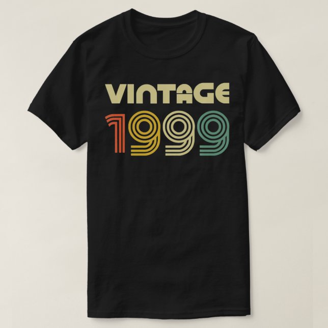 Camiseta Vintage 1999 22nd Birthday Gift (Frente do Design)