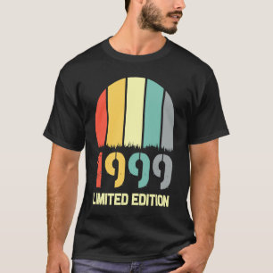 Camiseta Vintage 1999 Men BDay 1999 Aniversário 1