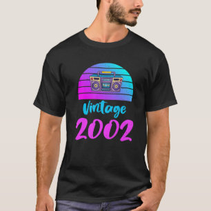 Camiseta Vintage 2002 T Vintage Birthday - Design