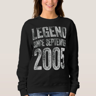 Camiseta Vintage 2005 Aniversário da Legenda do Nascer de s