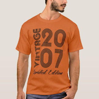 Camiseta Vintage 2007 Aniversário Vintage Retro Vintage vin