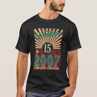 Camiseta Vintage 2007 Limited Edition - 15 Birt