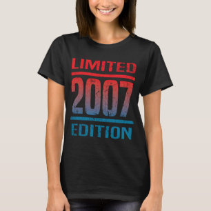 Camiseta Vintage 2007 u2013 2007 Aniversário