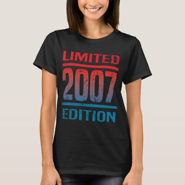 Camiseta Vintage 2007 u2013 2007 Aniversário (Frente)