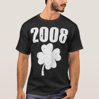 Camiseta Vintage 2008 16 Aniversário São Patricks Dia Sham