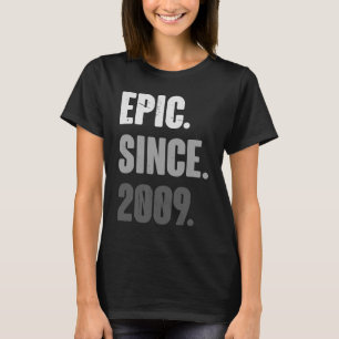 Camiseta Vintage 2009 Birthday 14 Decorati