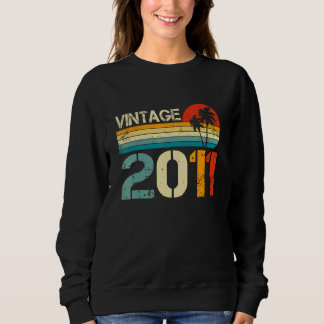 Camiseta Vintage 2011 11 Birthday Gift Boys Retro 1