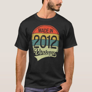 Camiseta Vintage 2012, De 11 Anos, Feita No Nascimento De 1