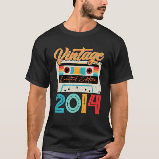 Camiseta Vintage 2014 Incrível Com 8 Anos De Idade Retro 8º