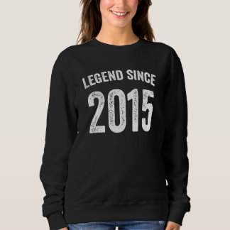 Camiseta Vintage 2015, Ideia De Aniversário Para Legenda De