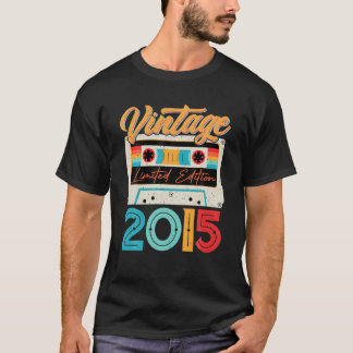 Camiseta Vintage 2015 Incrível Com 7 Anos De Idade Retro 7