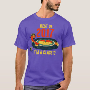 Camiseta Vintage 2017 Birthday Shirt Retro 17 Birthday Shir