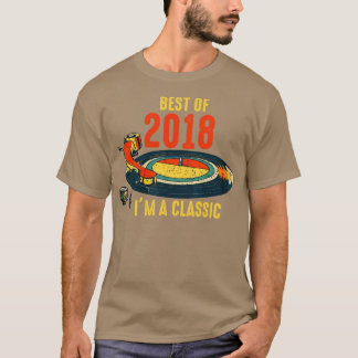 Camiseta Vintage 2018 Birthday Shirt Retro 18 Birthday Shir