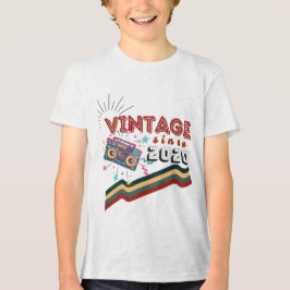 Camiseta Vintage 2020 Retro Vintage Nostalgic Birthday
