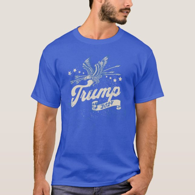 Camiseta Vintage 2024 Trump (Frente)