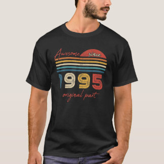 Camiseta Vintage 27 Birthday dá boas vindas desde 1995 Orig