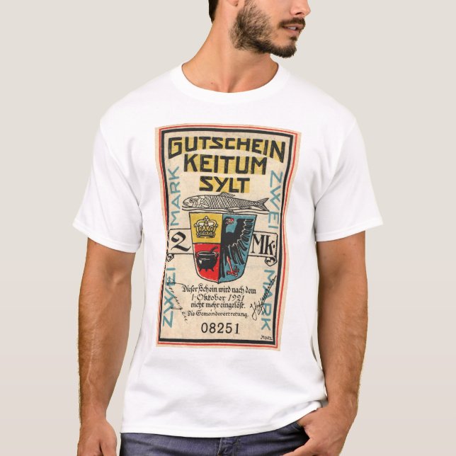 Camiseta Vintage 2 Mark Notgeld Keitum (Sylt) (Frente)