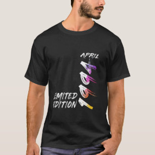 Camiseta Vintage 30 Birthday I Limited Edition abril de 199