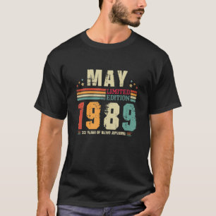 Camiseta Vintage, 33 Anos De Idade, Retrô Birthday Incrível