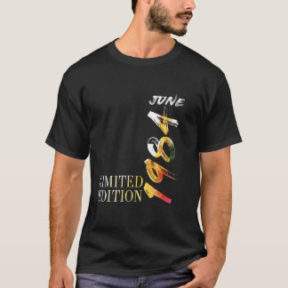 Camiseta Vintage 40 Birthday I Limited Edition Junho De 198