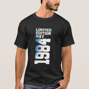 Camiseta Vintage 40 Birthday I Limited Edition Maio 1984 Lo