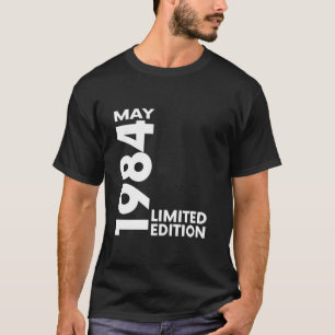 Camiseta Vintage 40 Birthday I Limited Edition Maio 1984 Lo