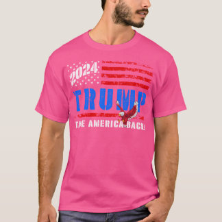 Camiseta Vintage 45 47 2024 Retire Merica Com Eagle Fly