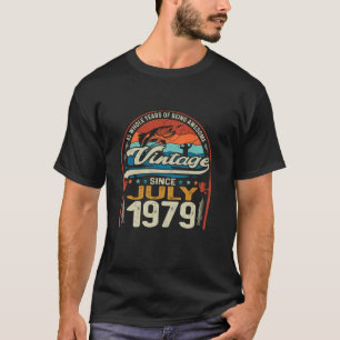 Camiseta Vintage 45.° aniversário 45 anos viveiros J