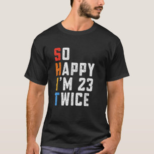 Camiseta Vintage, 46 anos, 1975, Sarcastic Funny 46th Birt