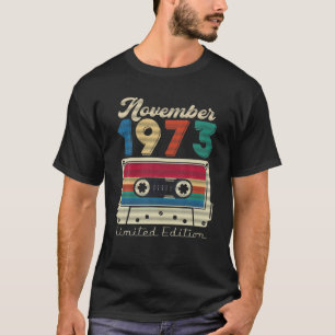 Camiseta Vintage 48º Aniversário De 2021 Retro Novembro De