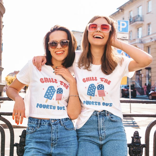 Camiseta Vintage 4 de julho - Encher o quarto (Criador carregado)