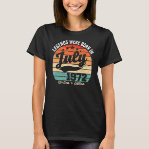 Camiseta Vintage 50th Birthday Legends Foi Nascer Em 19 De