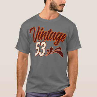 Camiseta Vintage 53 Anos Aniversário