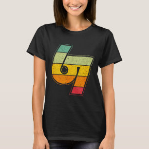 Camiseta Vintage 6 7 Meme Seis Sete Logotipo Namaste Divert