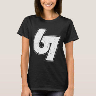 Camiseta Vintage 6 7 Meme Seis Sete Namaste Funny Halloween