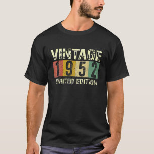 Camiseta Vintage 70 Aniversário Decorations Men 70 Bday 19