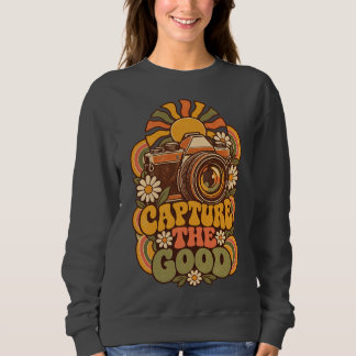 Camiseta Vintage 70s Capture O Bom Retro Camera Groovy G